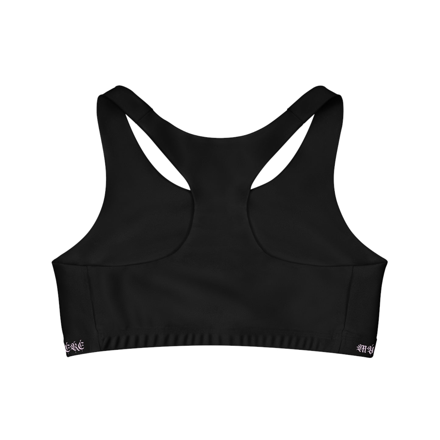 Skelle Horns Seamless Sports Bra - Black