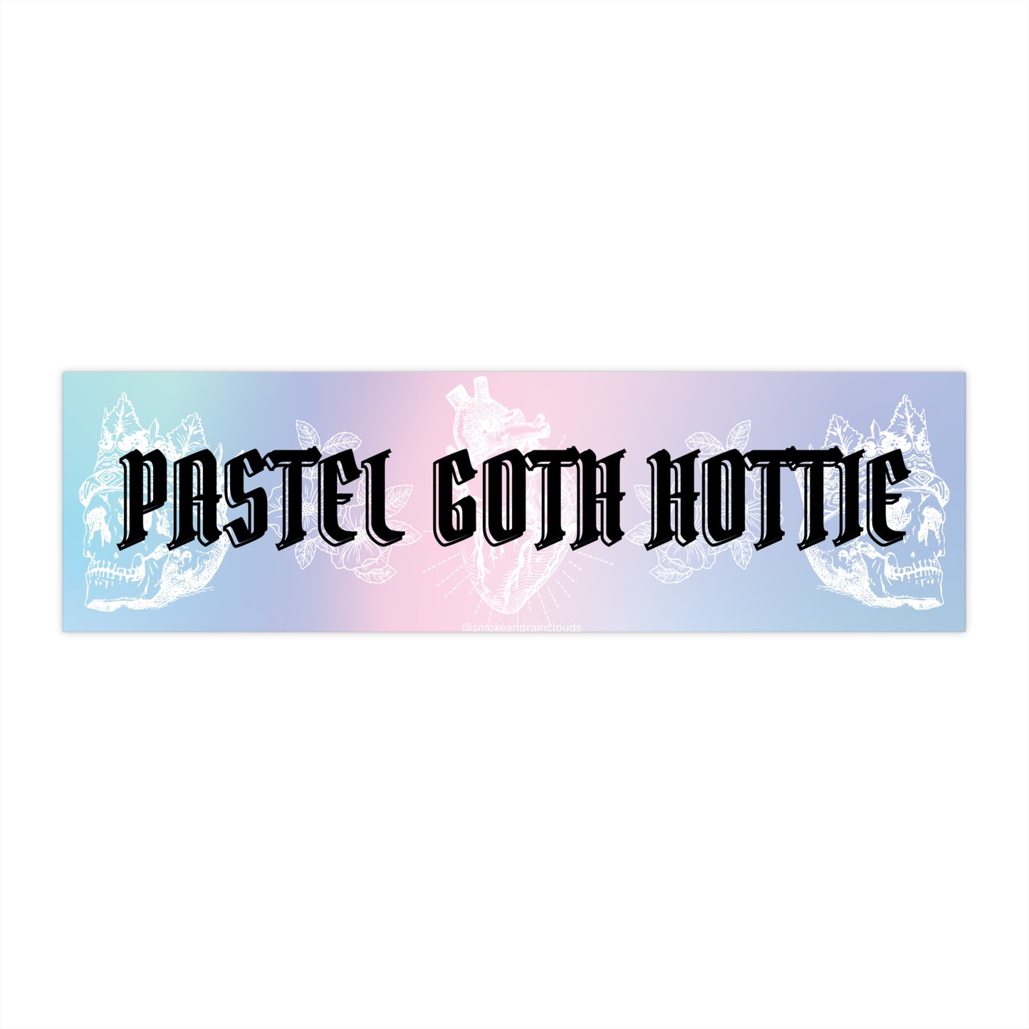 Pastel Goth Hottie Bumper Sticker