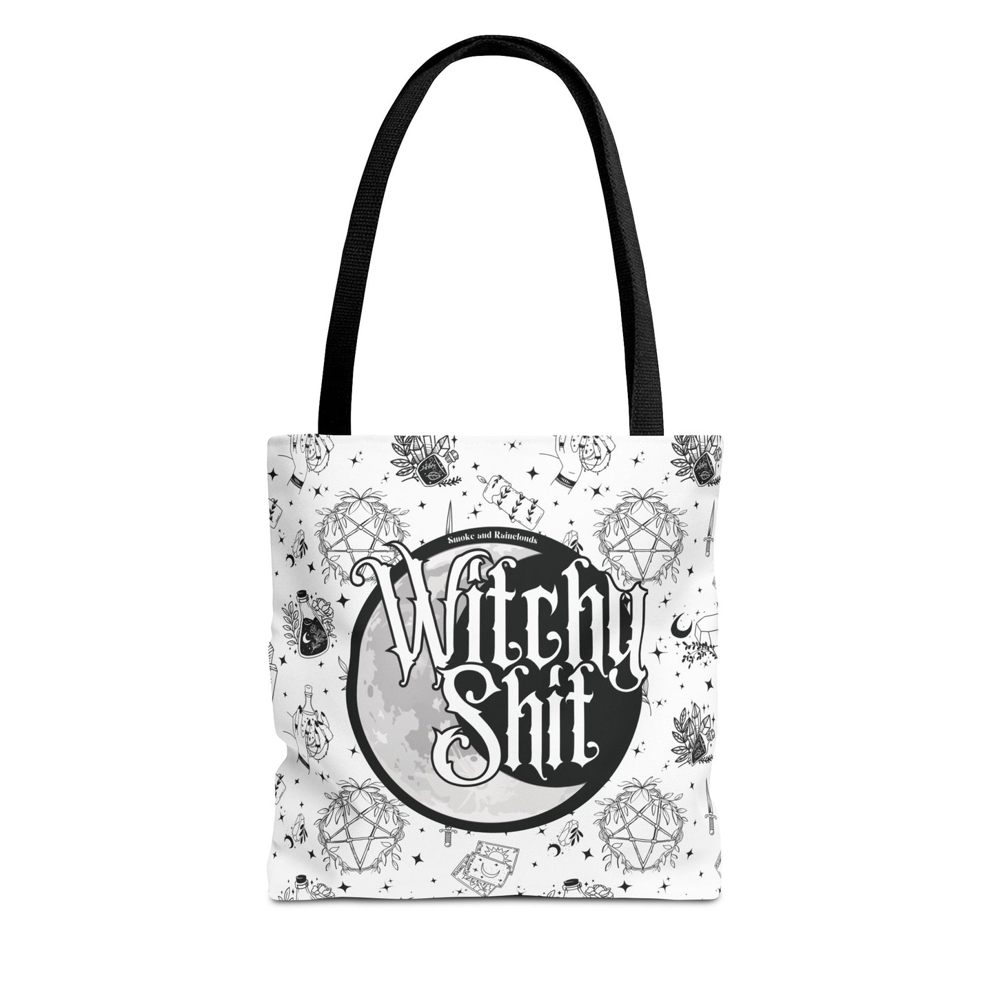 Witchy Shit Tote Bag - White (Multiple Sizes)