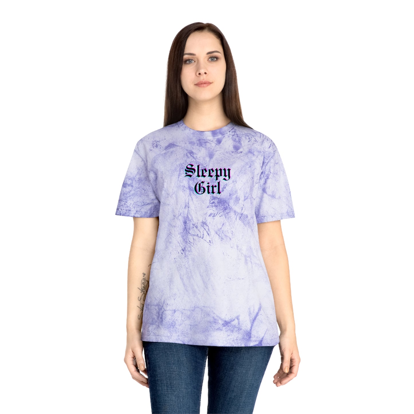 Sleepy Girl Gothic Tee - Purple